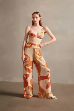 Algae Wide-Leg Pants