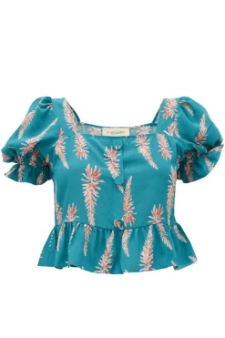 Aloe Vera Cropped Blouse