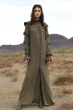 Cavalgade Long Dress With Long Sleeves