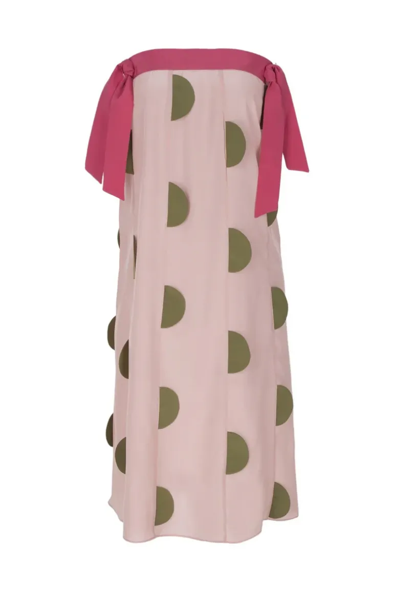 Colors Strapless Midi Dress