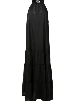 Cotton Chambray Long Dress