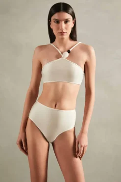 Deco Solid High-Waisted Bikini