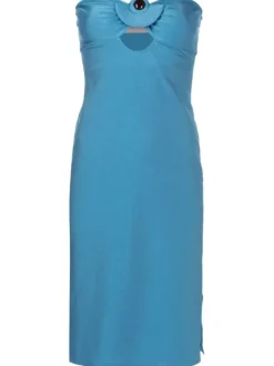 Demi Pois Midi Dress