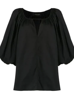 Effortless Chic Puff-Sleeved Blouse