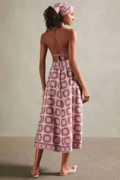 Exotic Coral Long Skirt