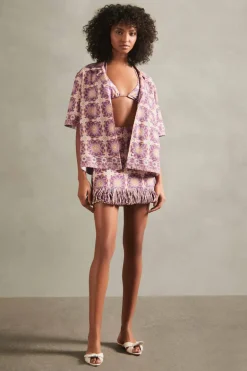 Exotic Coral Short-Sleeved Shirt