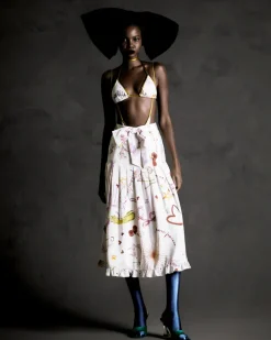 Fantasy Long Skirt with Bow