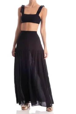 Fiore Solid Hot Pants Bikini With Straps