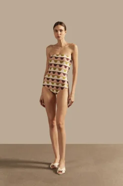 Giardino Strapless Swimsuit
