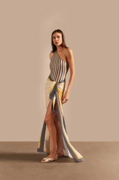 Golden Age One-Shoulder Swimsuit