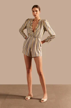 Golden Age V-Neck Playsuit