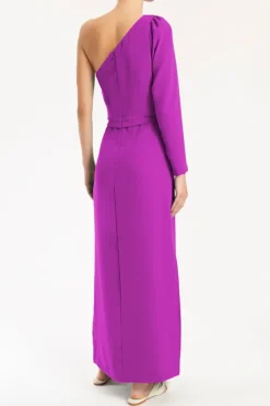 Hands One-Shoulder Long Dress