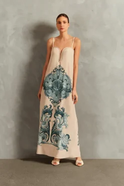 Hera Deep-V Long Dress