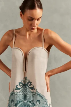 Hera Deep-V Long Dress