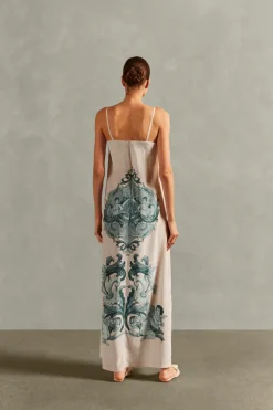 Hera Deep-V Long Dress