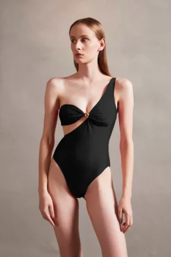 Holiday One-Shoulder Swimsuit