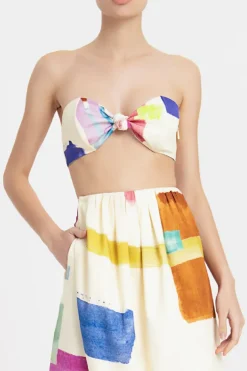 Illusion Strapless Top