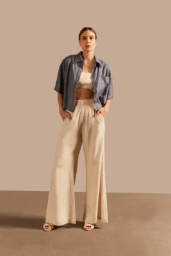 Jeans Short-Sleeved Shirt