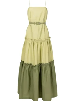 Jellyfish Solid Long Cotton Dress