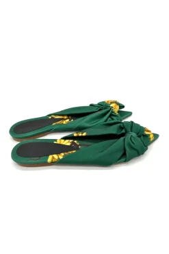 Josephine Baker Flat Sandals With Knot Detail