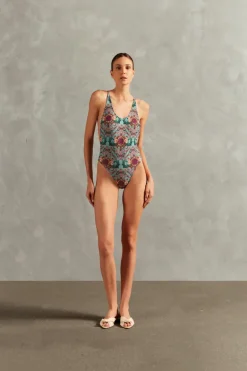 Le Sirenuse Side-Boob Swimsuit