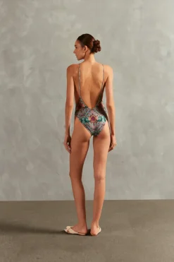 Le Sirenuse Side-Boob Swimsuit