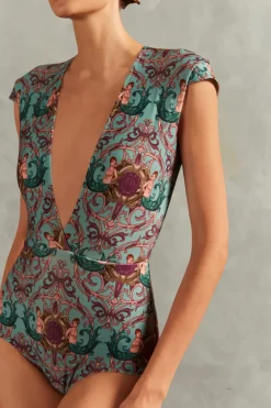 Le Sirenuse V-Neck Swimsuit