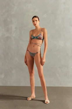 Le Sirenuse Wraparound Ties Bikini