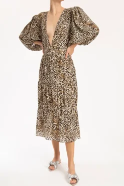 Leopard Frilled Skirt