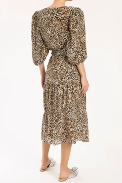 Leopard Frilled Skirt