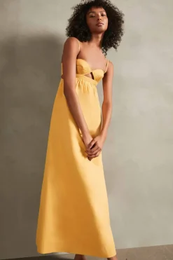 Matelasse Cotton Long Dress