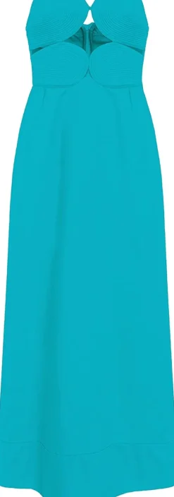 Matelasse Strapless Long Dress