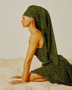 Mille Punti Long Dress with Straps