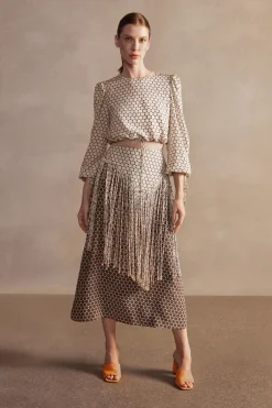 New Pois Cropped Blouse