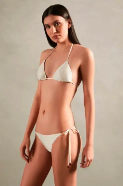 New Pois Solid Triangle Bikini