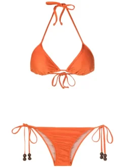 New Pois Solid Triangle Bikini
