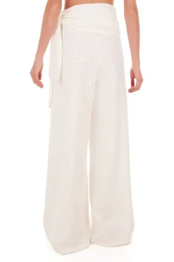 Porto Wide Leg Pants with Sash