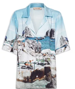 Postcard Short-Sleeved Shirt