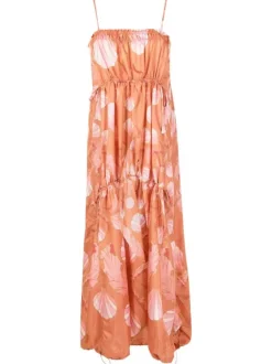 Seashell Frilled Long Dress