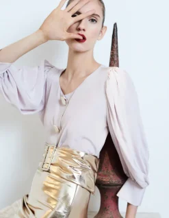 Soleil Shirt With Seashell Buttons