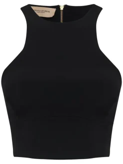 Solid Cut Out Detail Top