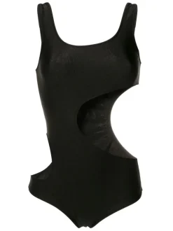 Solid Cut-Out Swimsuit