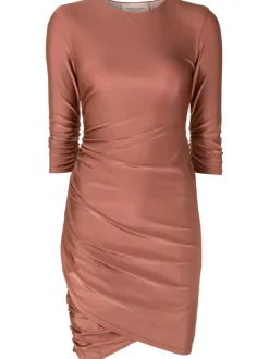 Solid Frilled Short Dress