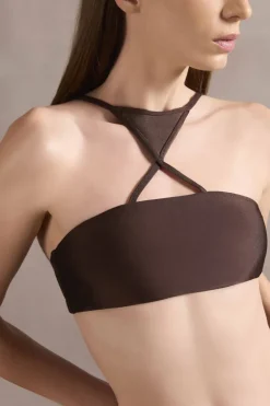 Solid Halterneck Bikini