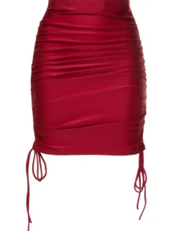 Solid Hearts Frilled Skirt