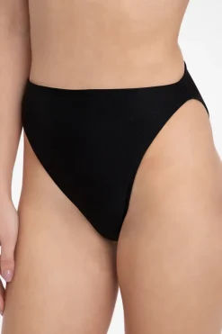 Solid High-leg Bikini With Straps