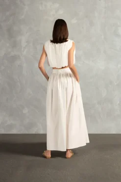 Solid Inamorata Cropped Blouse