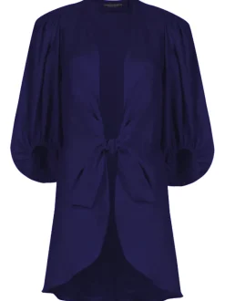 Solid Shirt With Voluminous Sleeves