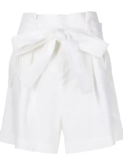 Solid Shorts With Sash