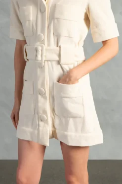 Terry Belted Mini Dress